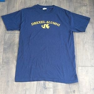 VTG Y2K DREXEL ALUMNI DRAGON COTTON BLEND  TEE WOMANS S